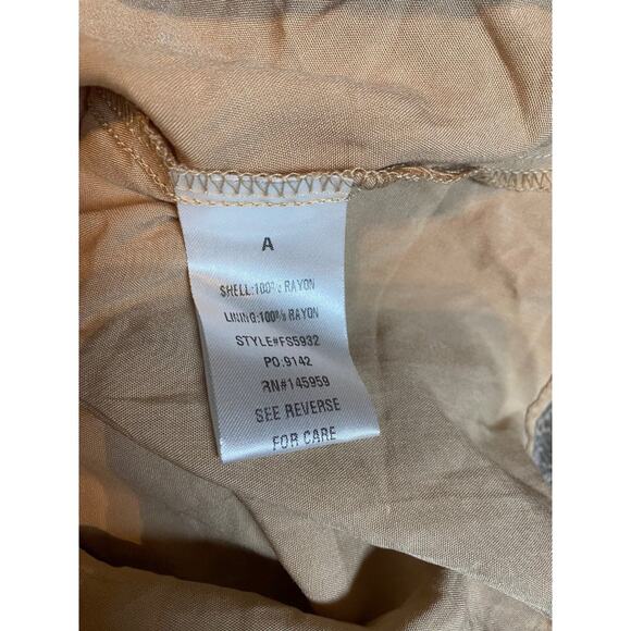 Floral Tiered Ruffle Smocked Skirt Size 1x plus size - Picture 3 of 3